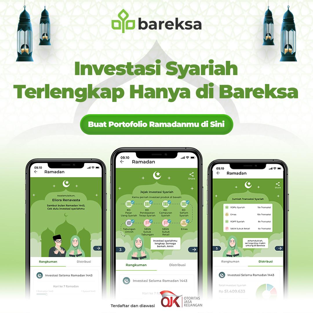 Sambut Ramadan, Coba Fitur Khusus Investasi Syariah di Super App Bareksa
