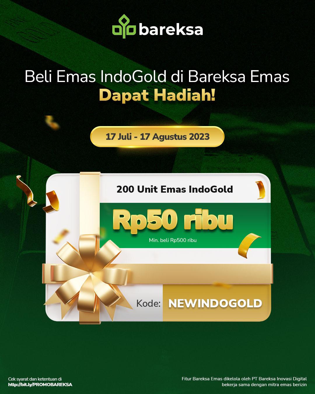 Selamat! Ini Pemenang Promo Relaunching Indogold Berhadiah Emas Senilai Rp50 Ribu